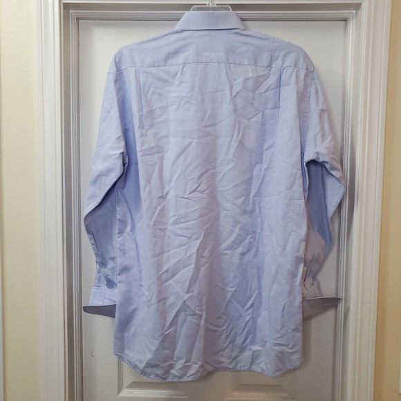 Gitman Bros Long Sleeve Button‎ Down Light Blue Size 16.5-33 - Picture 5 of 8